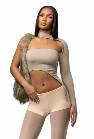 KIVA TOP- NUDE