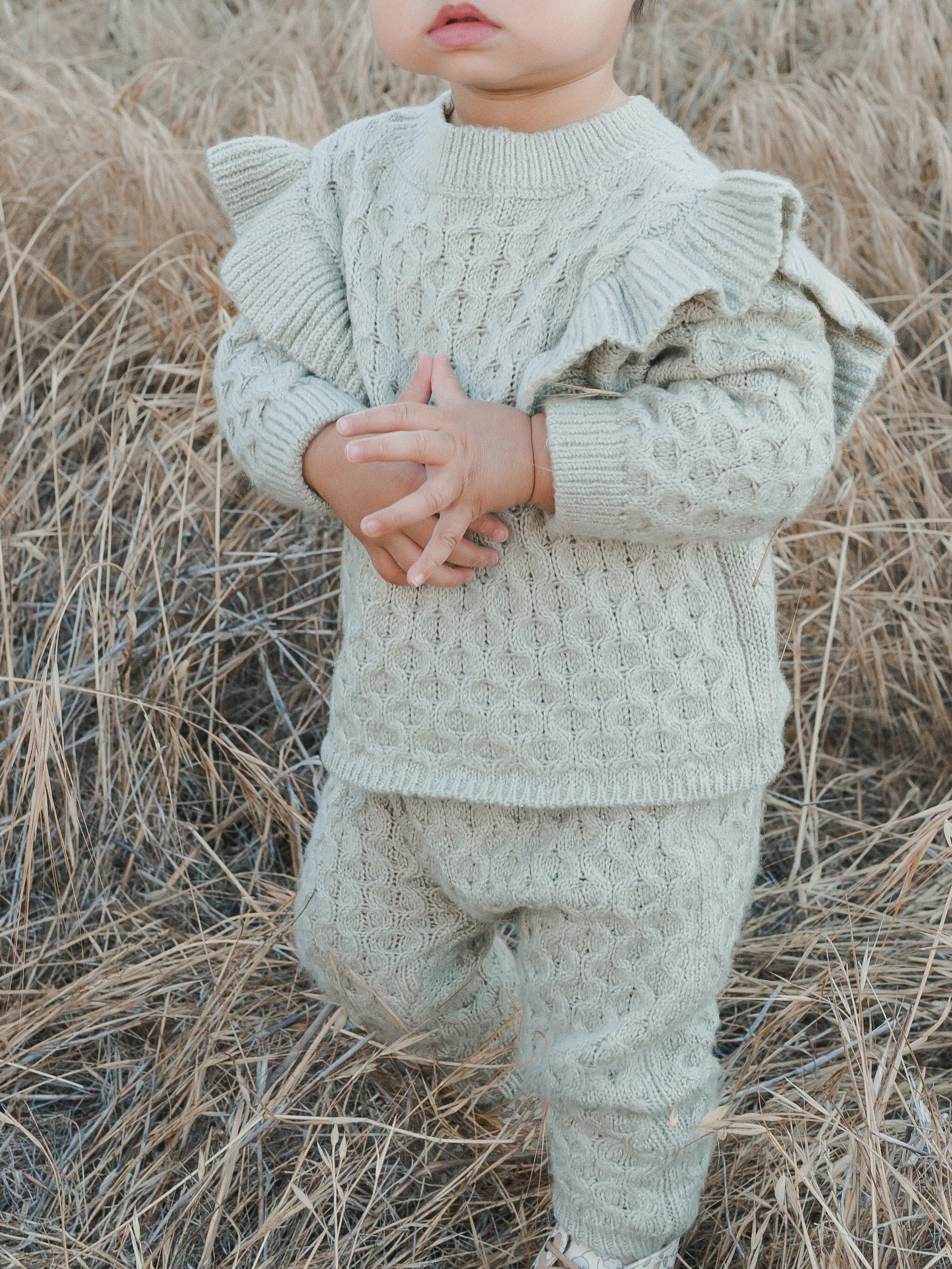 KNIT GABLE PANT