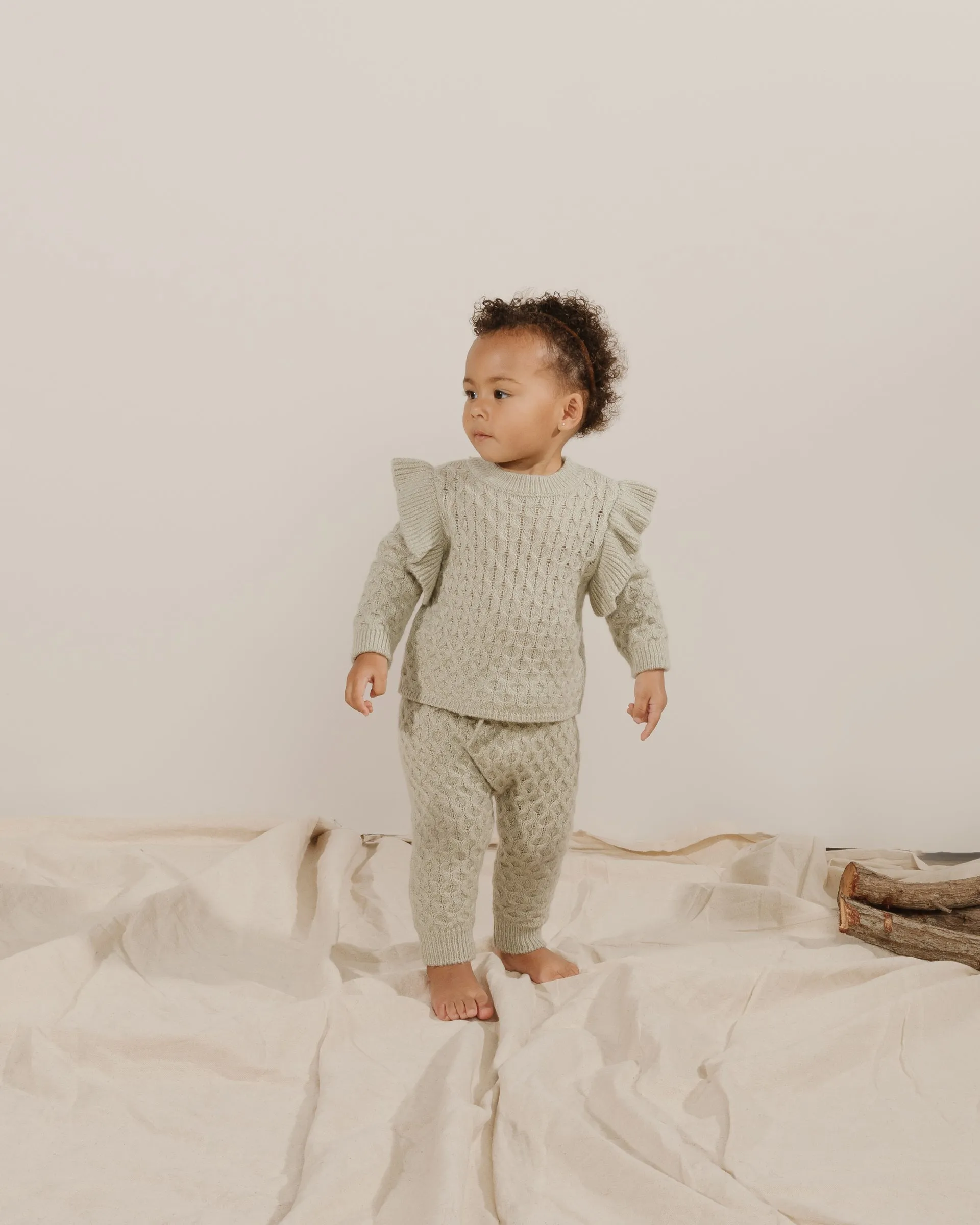 KNIT GABLE PANT