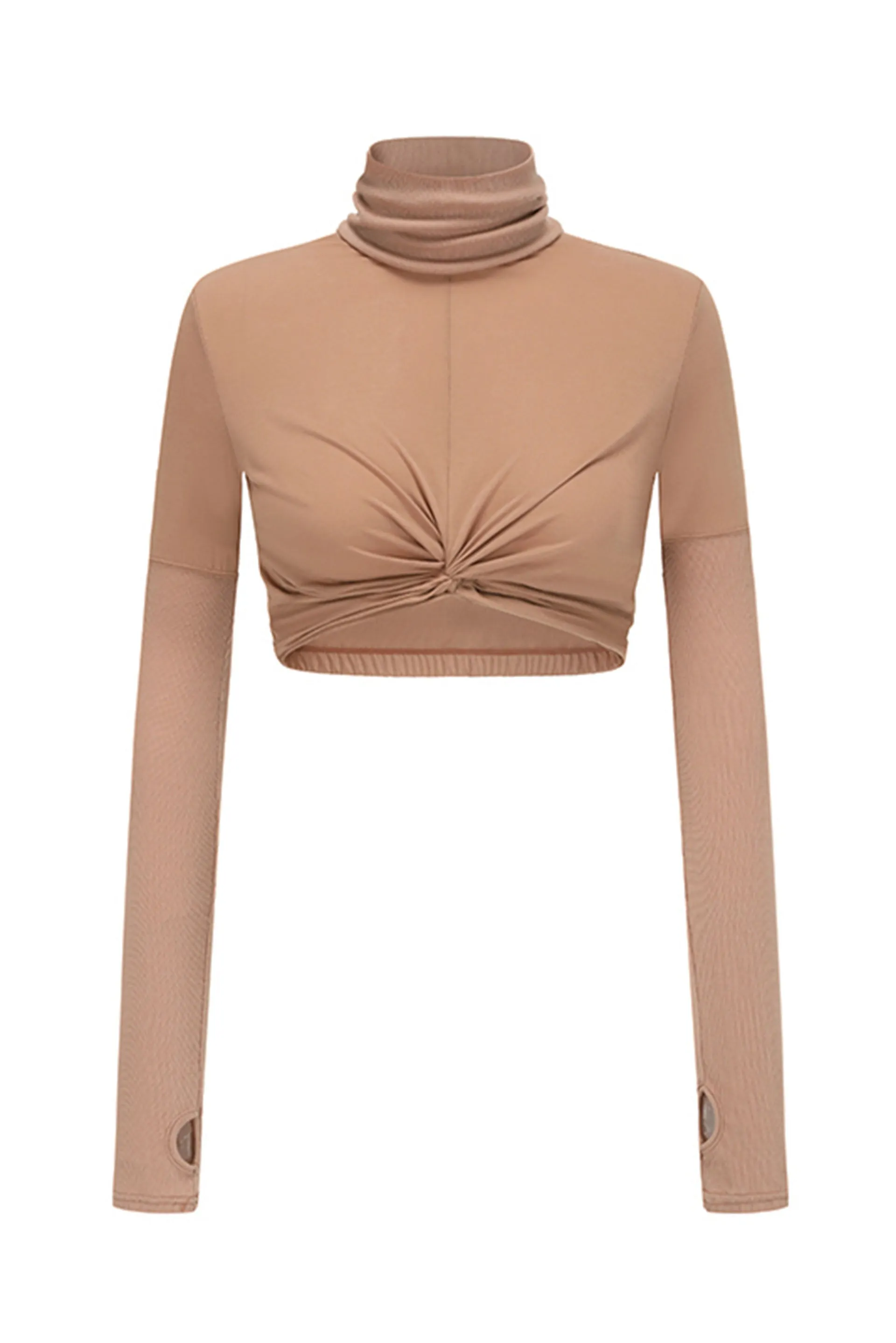 Knotted Cropped Top Pink