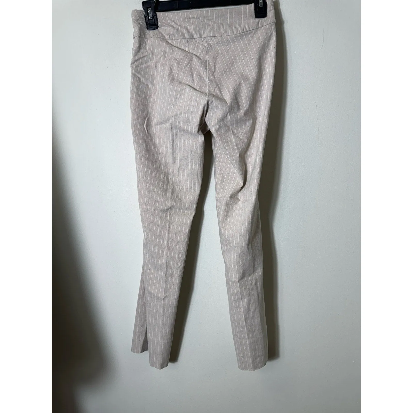 Krazy Larry Tan White Striped Pull On Pants Sz 2