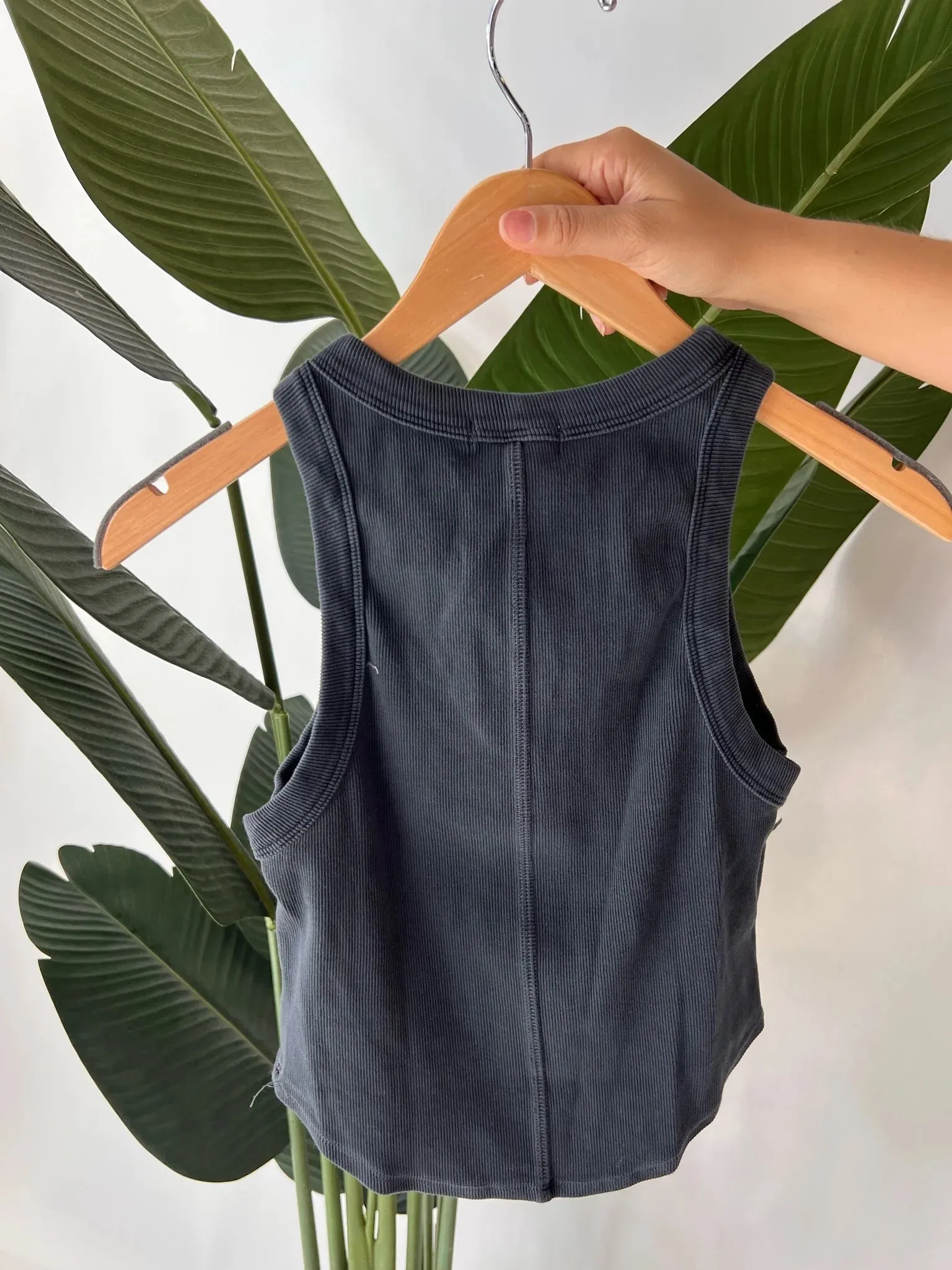 LA Made Paradise Cove Cropped Racerfront Tank