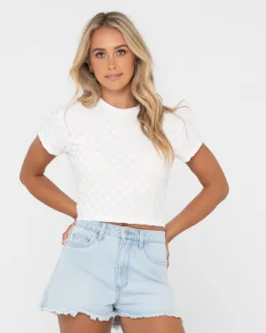 LARA SHORT SLEEVE BABY TEE