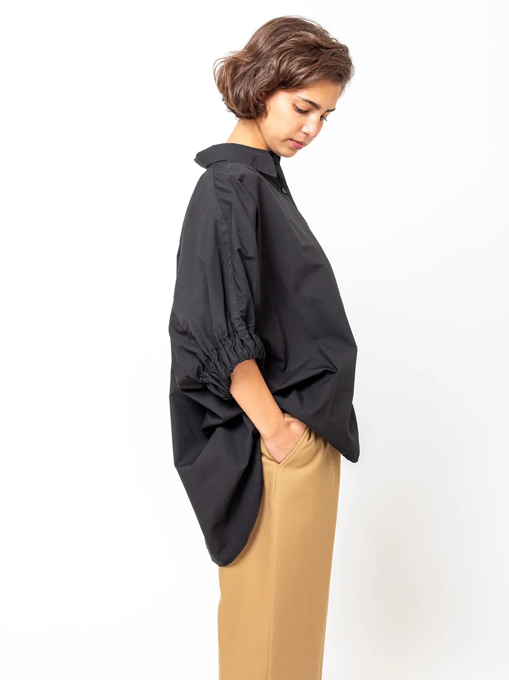 Le Shorty - Black Poplin