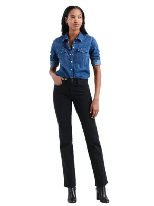 Levi's - 314 Shaping Straight Jeans - New Ultra Black