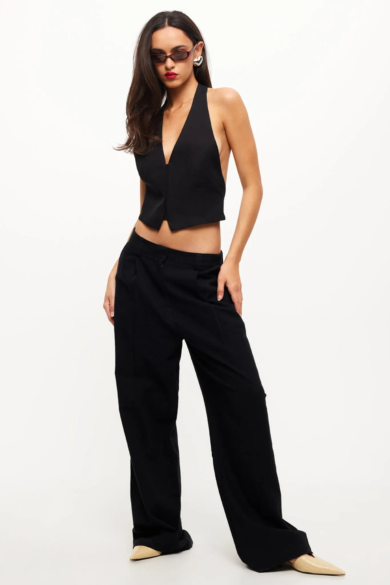 LIONESS Je Suis Pants Onyx