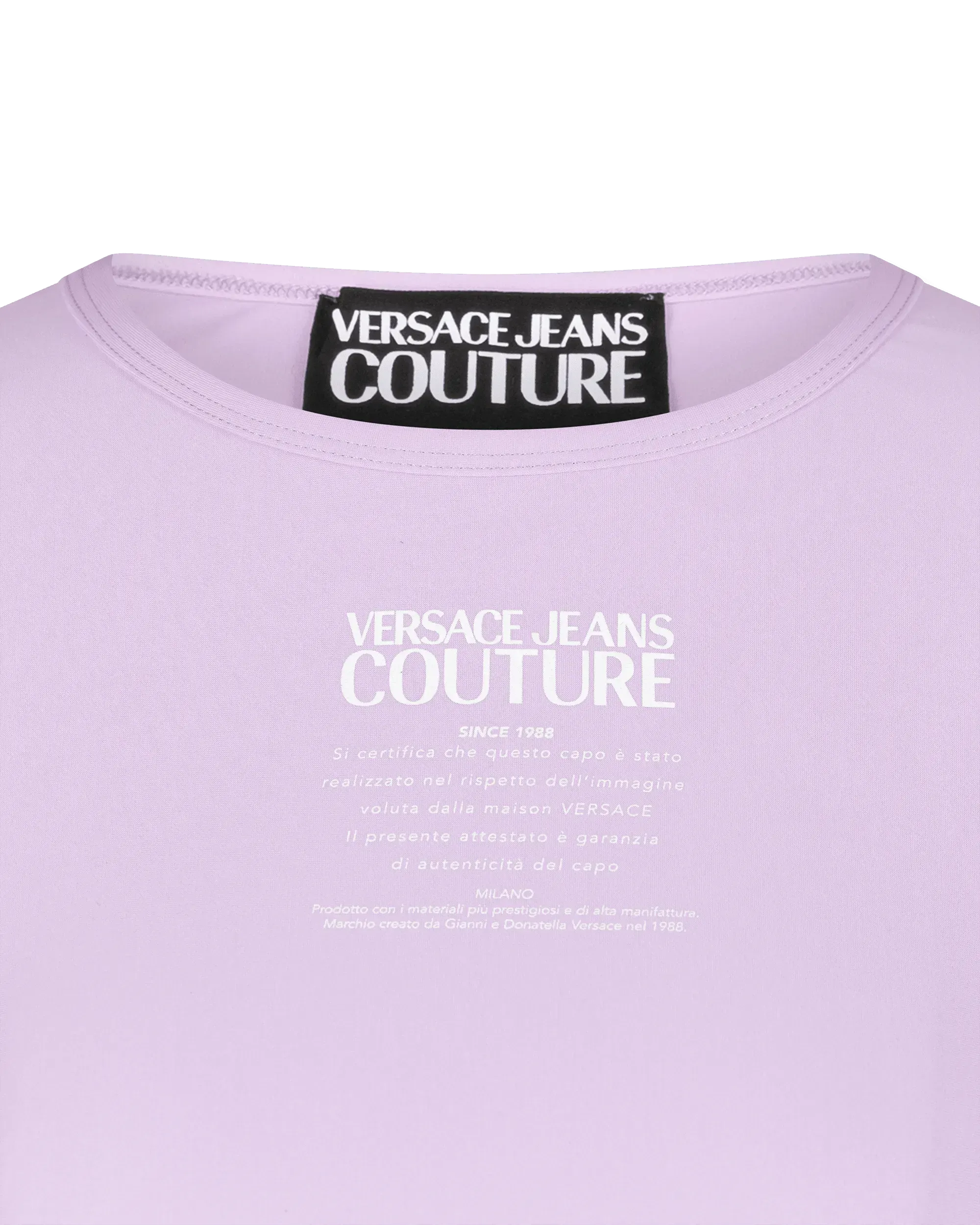 Logo Print Cropped T-Shirt