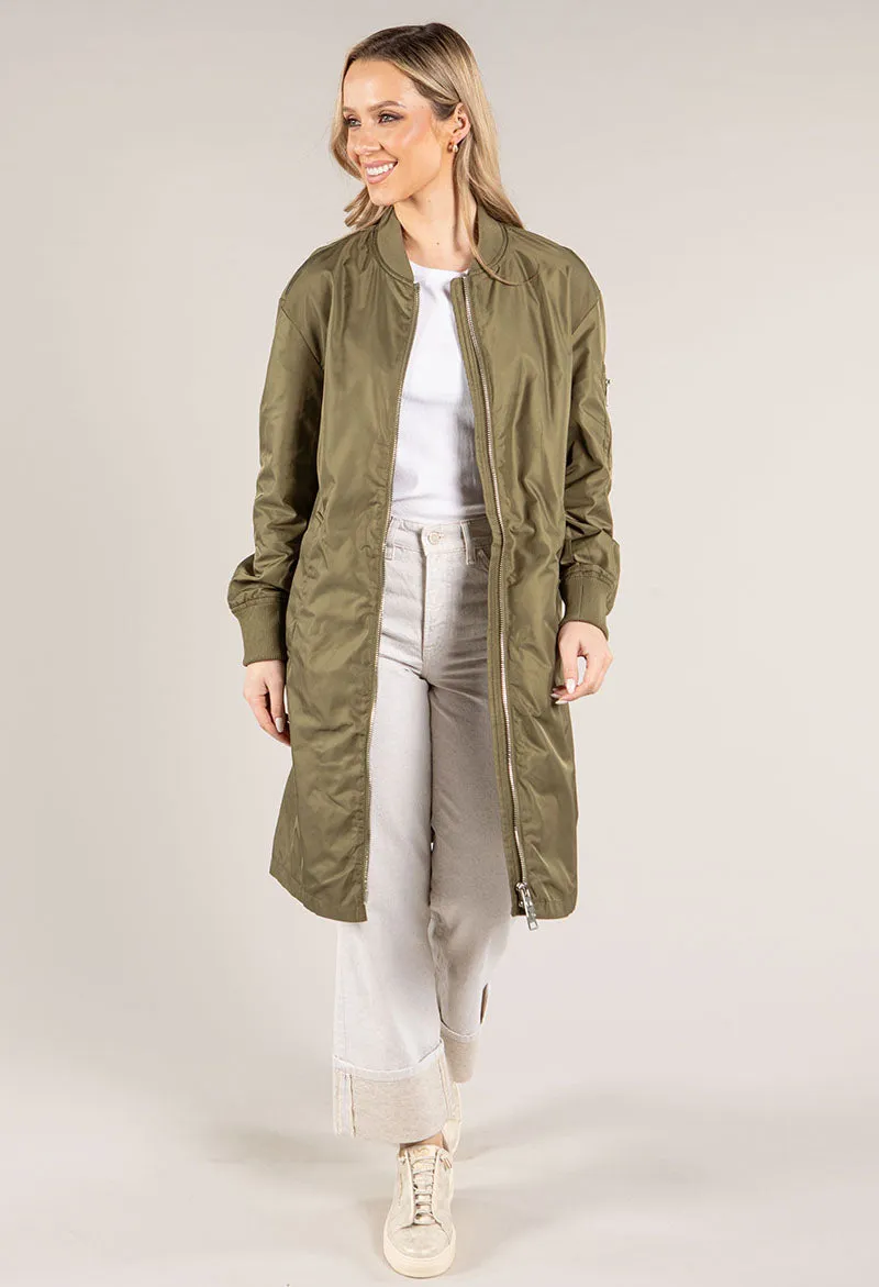 Longline Bomber Jacket