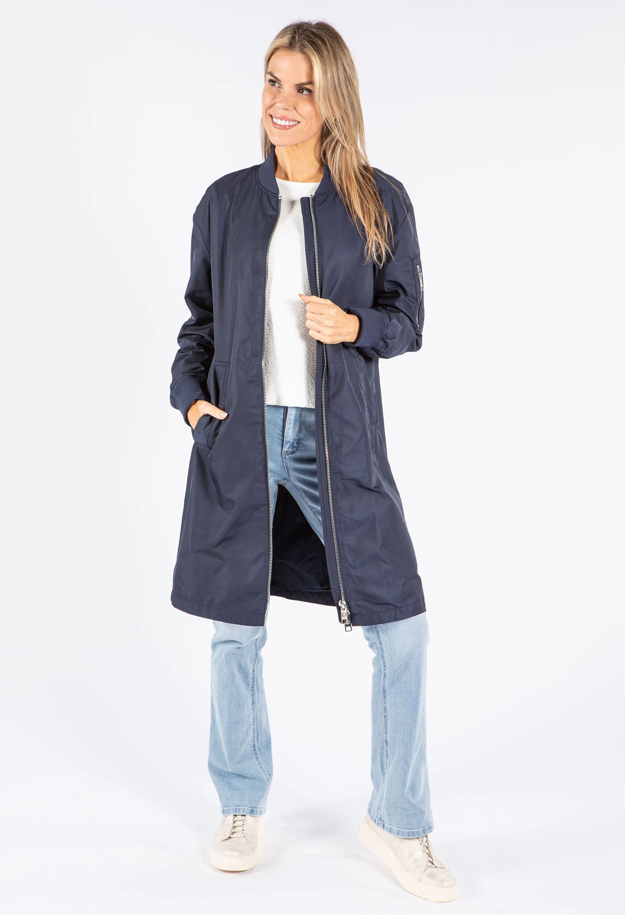 Longline Bomber Jacket