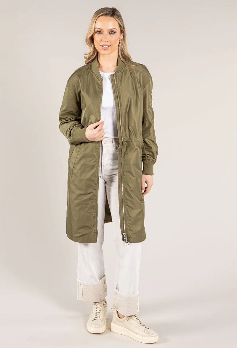 Longline Bomber Jacket