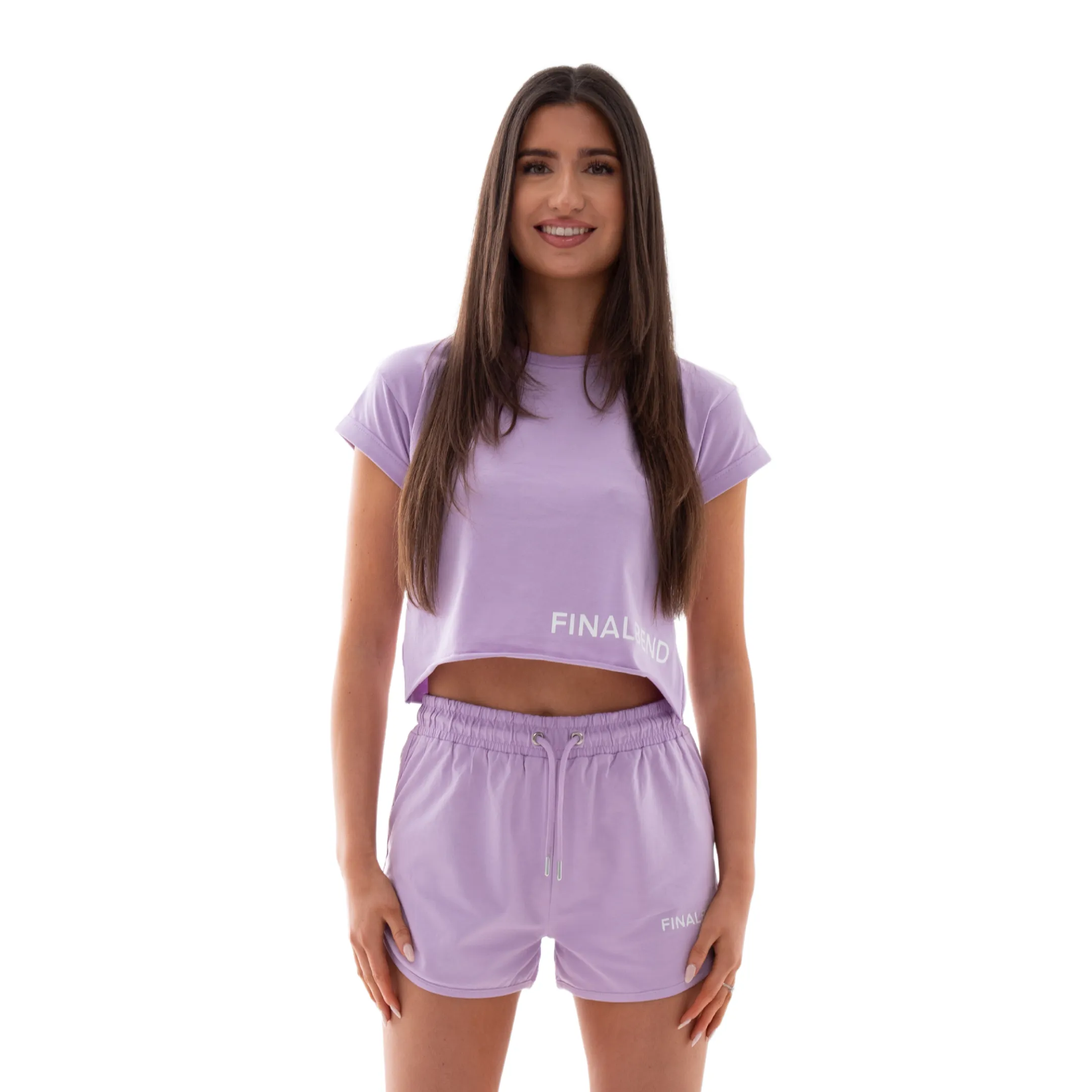 Lounge - Lilac Crop Top