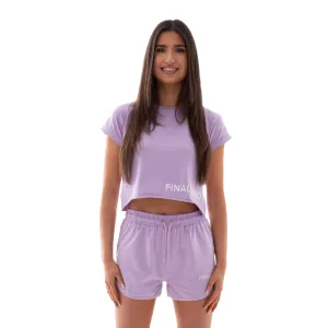 Lounge - Lilac Crop Top