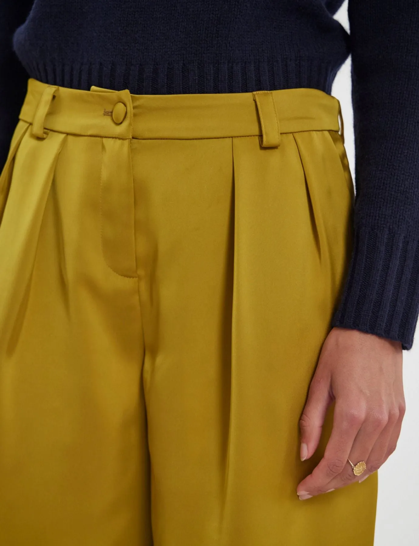 Luciano mustard pants