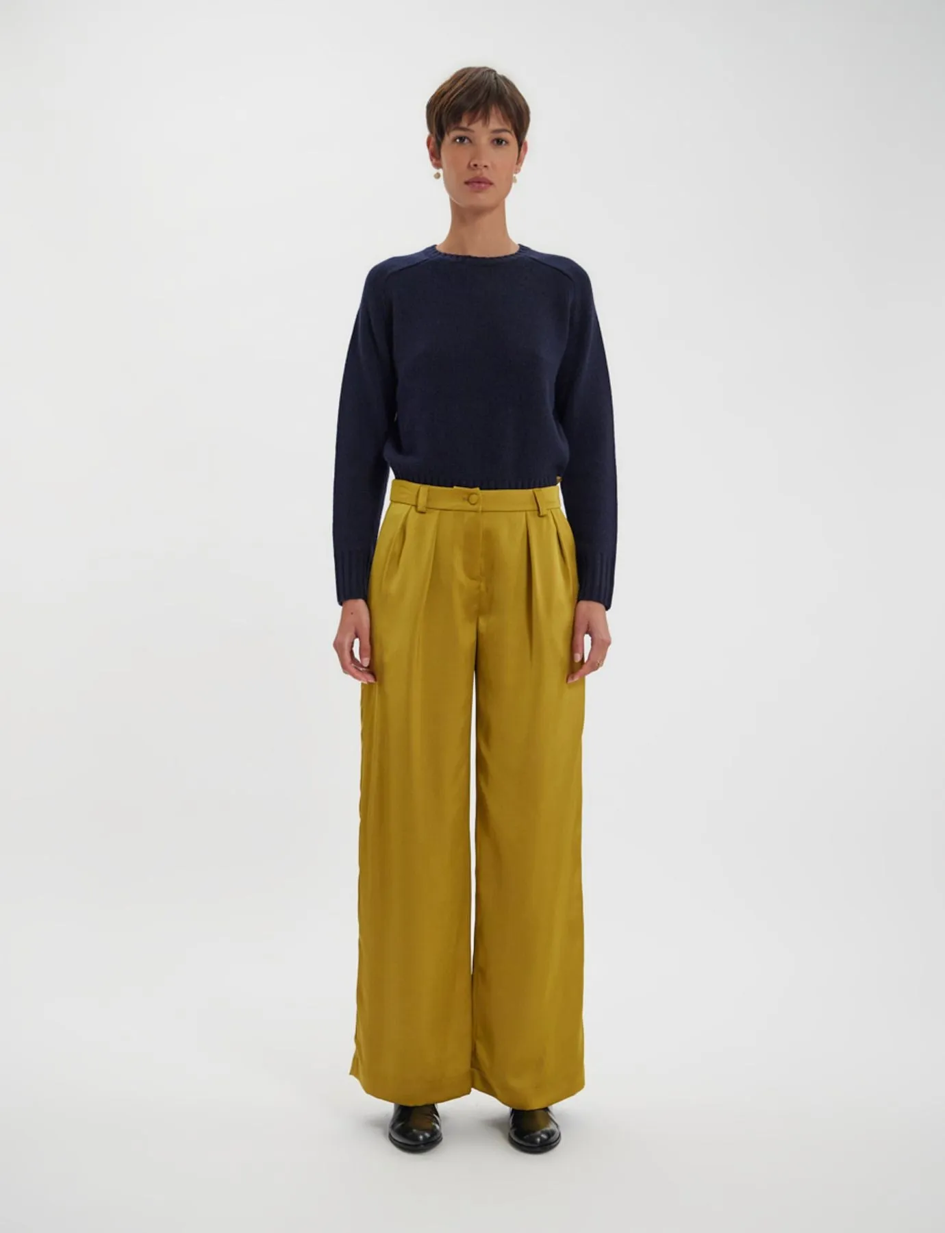 Luciano mustard pants