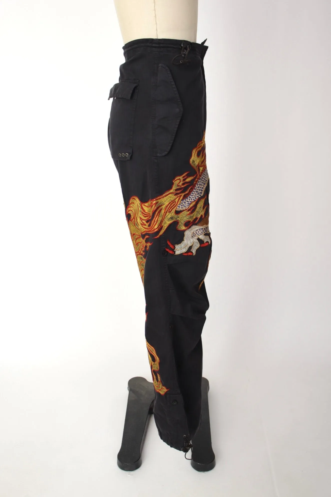 Maharishi Dragon Embroidered Pants