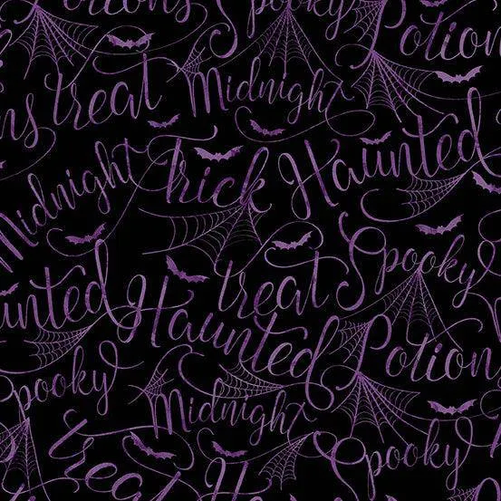 Makower - Mystery Manor - Cryptic Script - Purple Moon