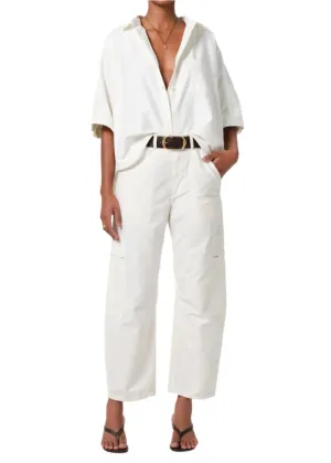 Marcelle Low Slung Cargo Pants In Pashima