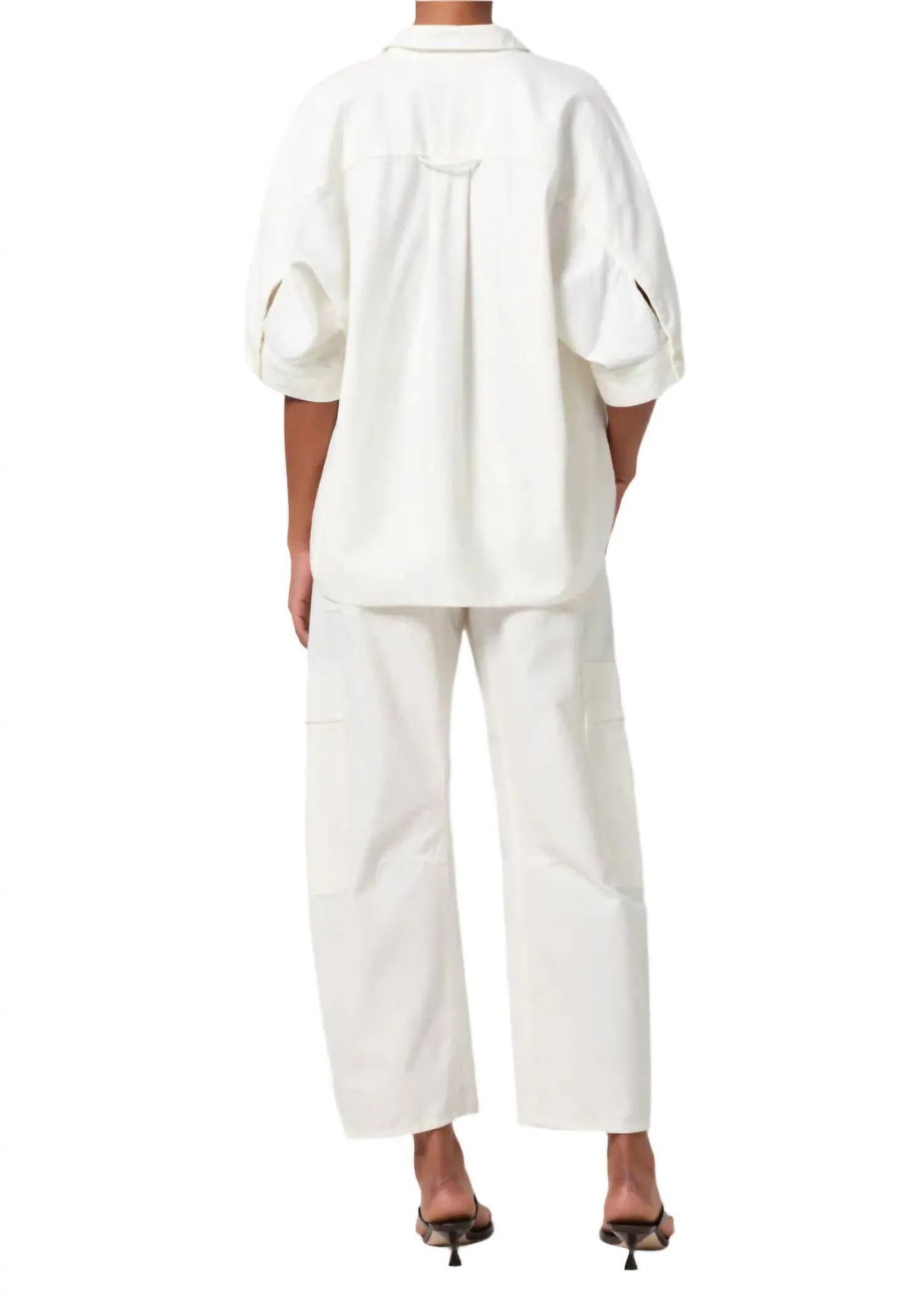 Marcelle Low Slung Cargo Pants In Pashima