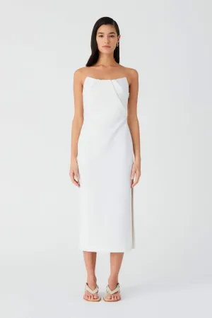 MARCY CREPE MIDI DRESS