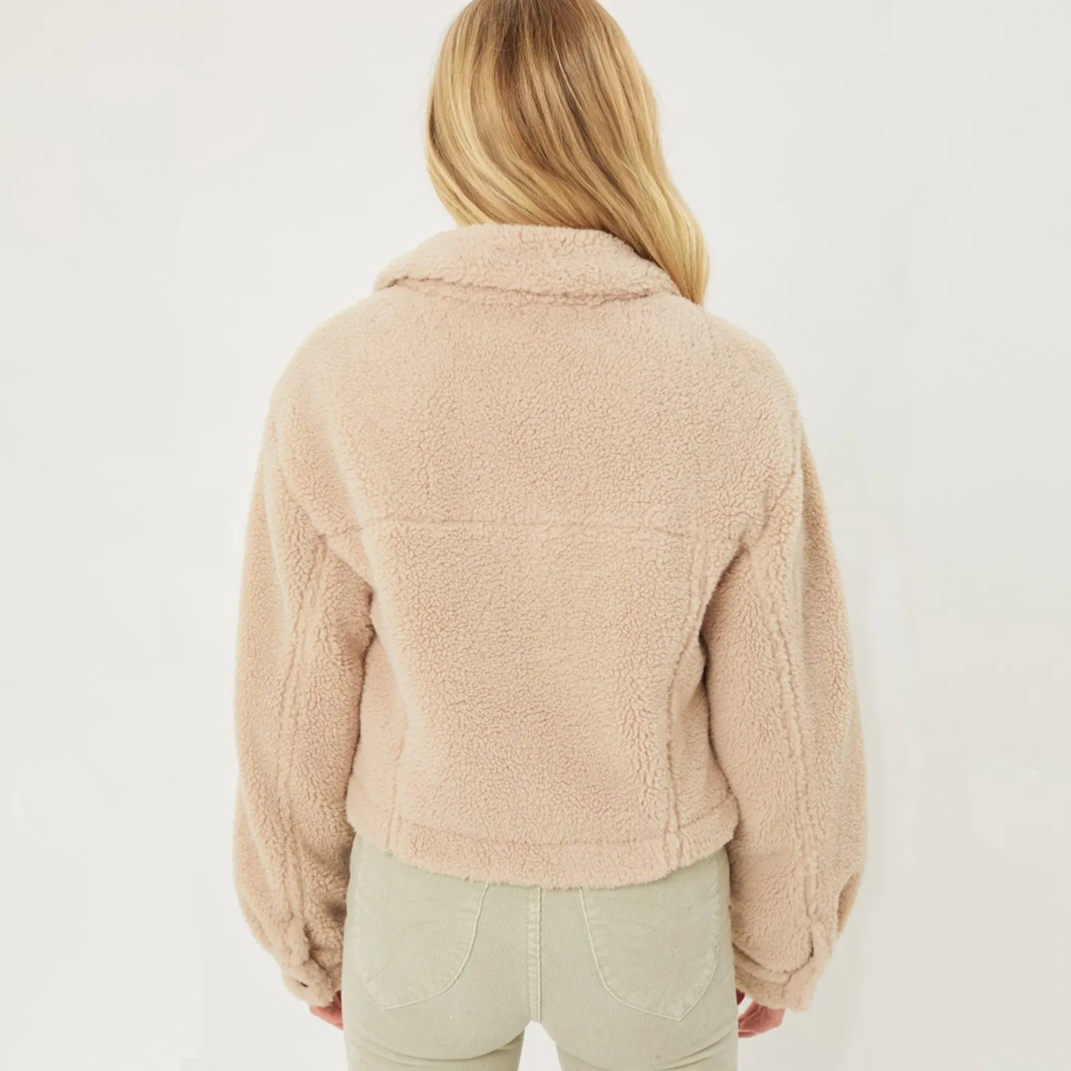 Maria Teddy Cropped Jacket