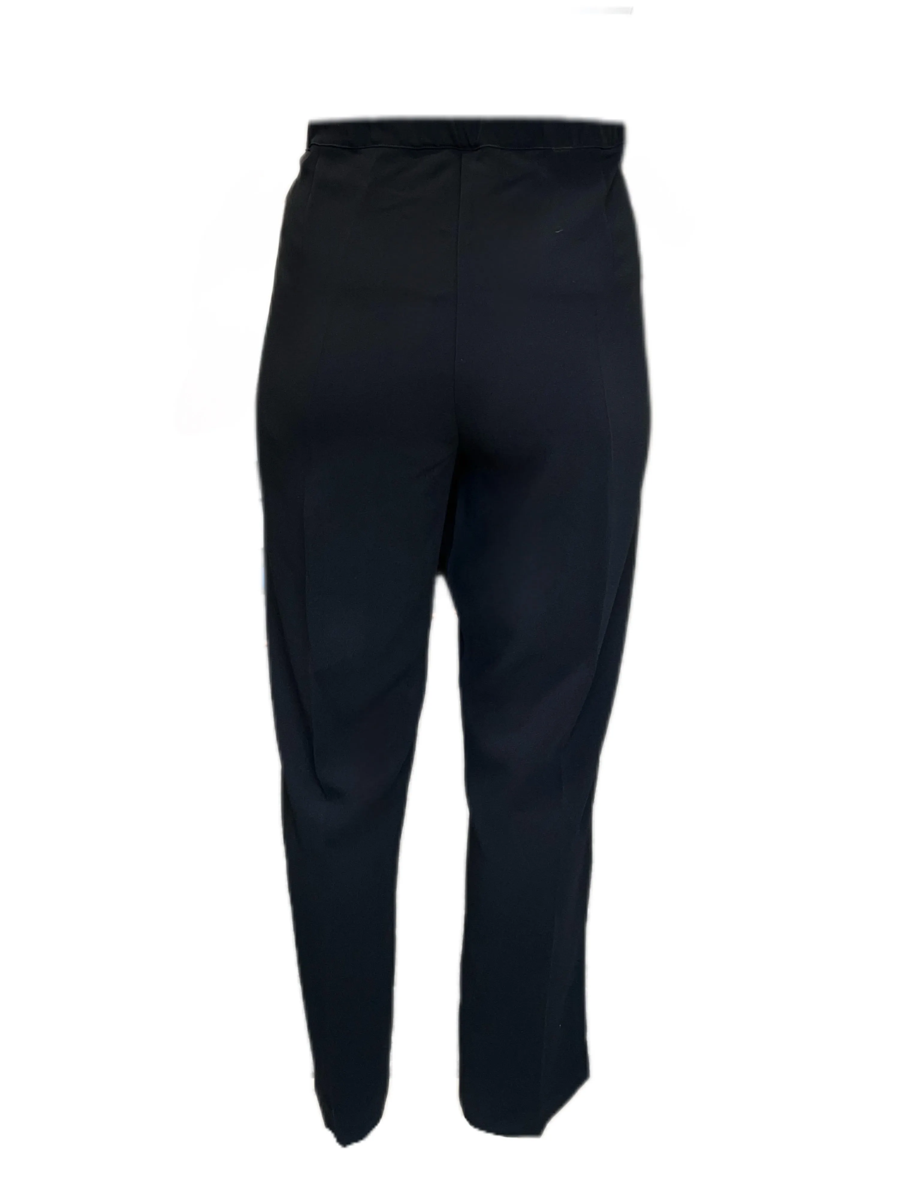 Marina Rinaldi Women's Black Ravel Pullover Straight Leg Pants Size 24W/33 NWT