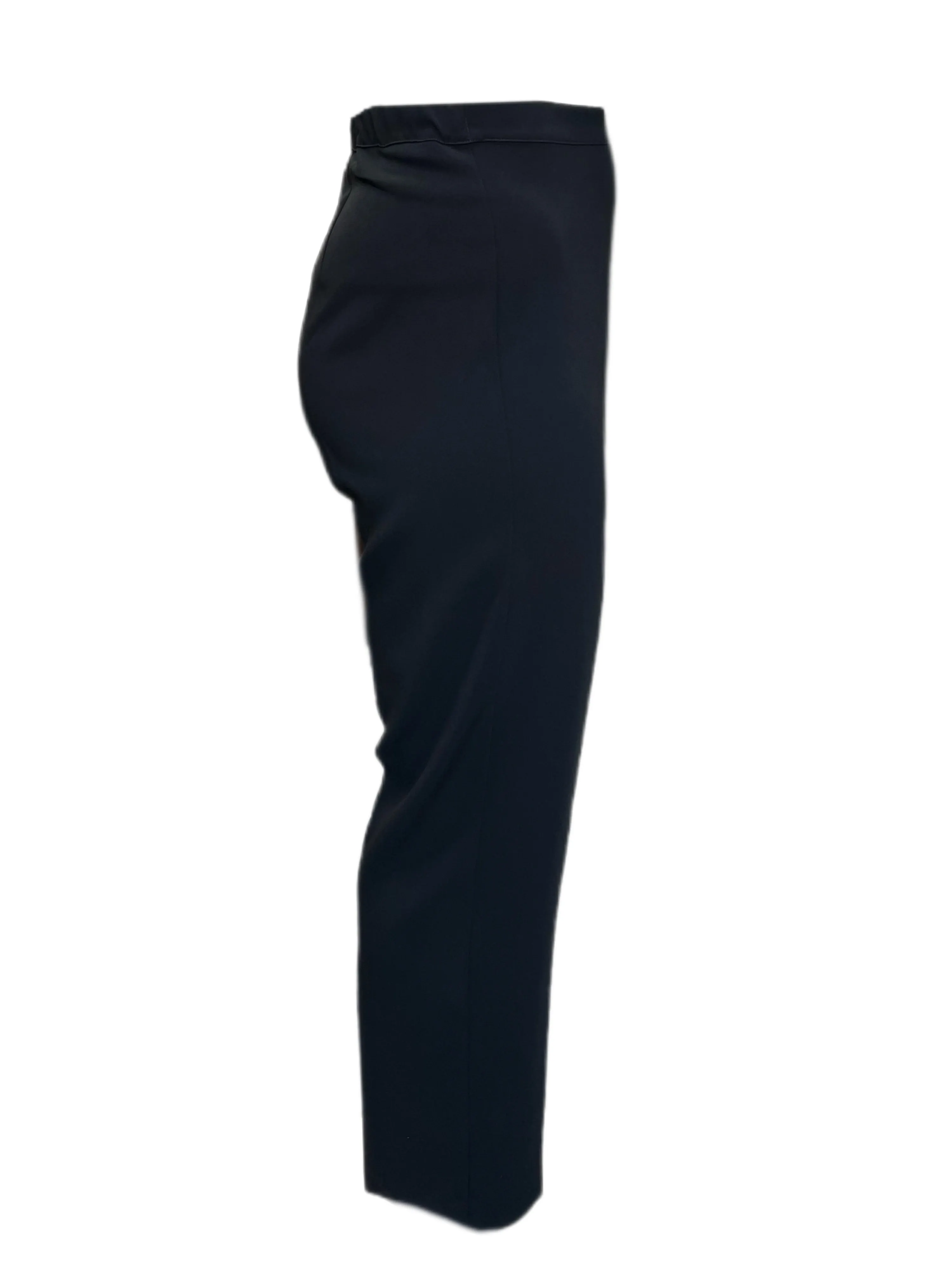 Marina Rinaldi Women's Black Ravel Pullover Straight Leg Pants Size 24W/33 NWT
