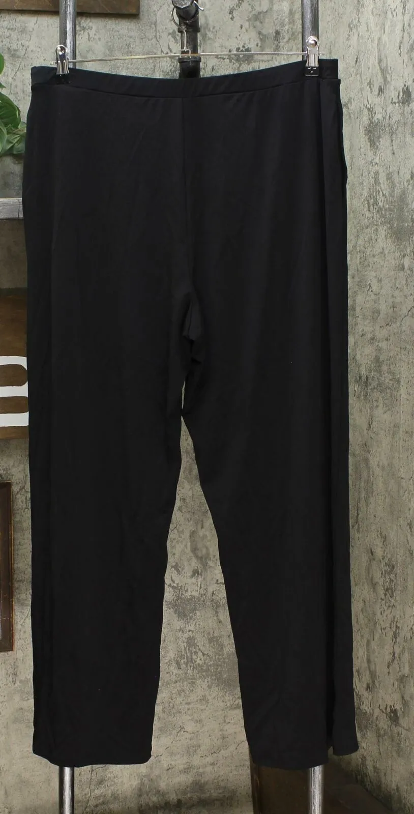MarlaWynne WynneLayers Women's Straight Leg Matte Jersey Pull On Pants