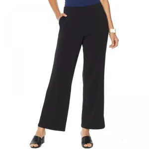 MarlaWynne WynneLayers Women's Straight Leg Matte Jersey Pull On Pants