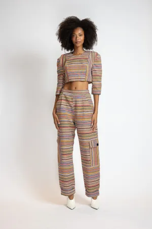 Mashru Jacquard Boxy Top
