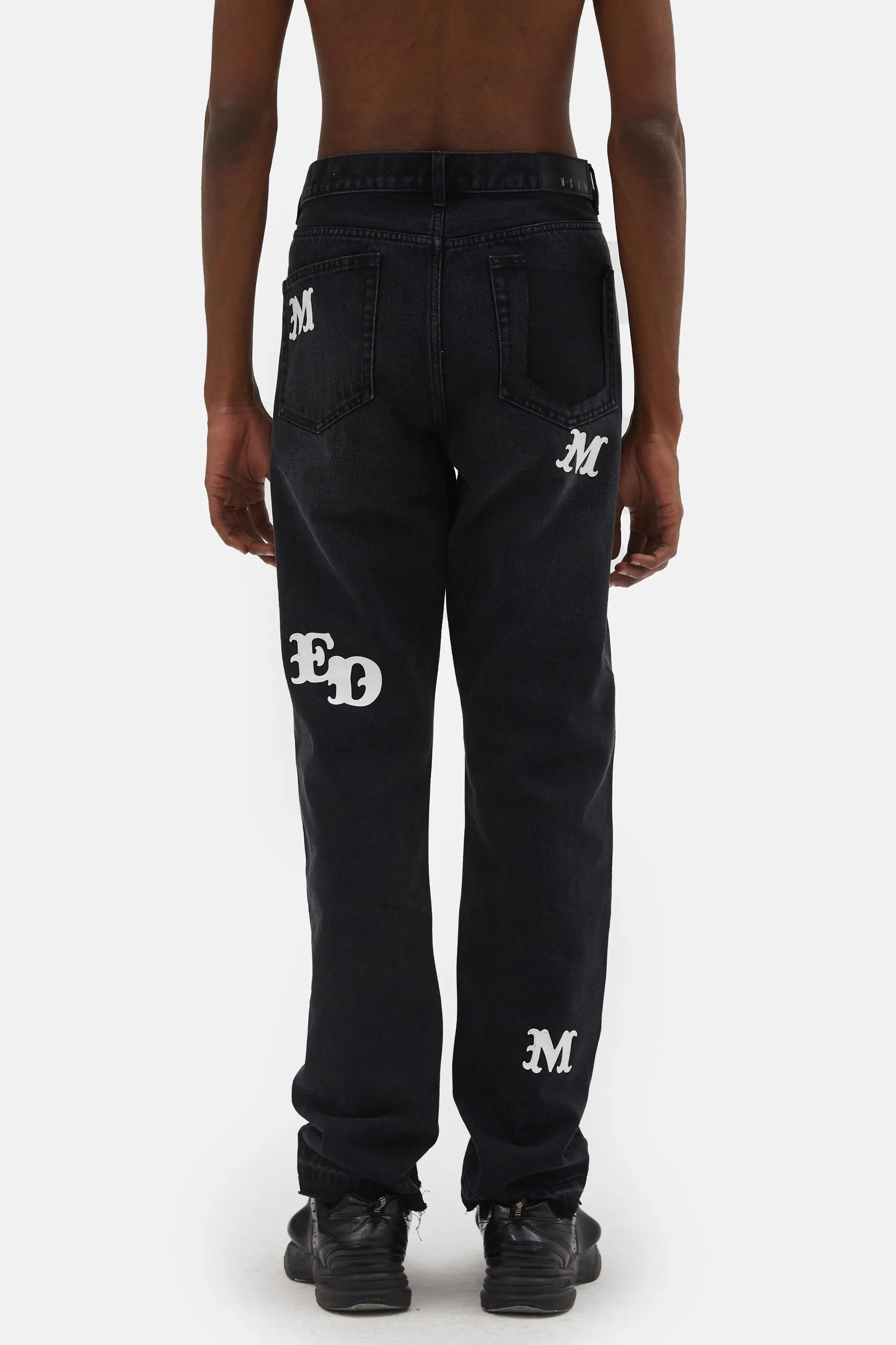MEDM PATCHES DENIM PANTS