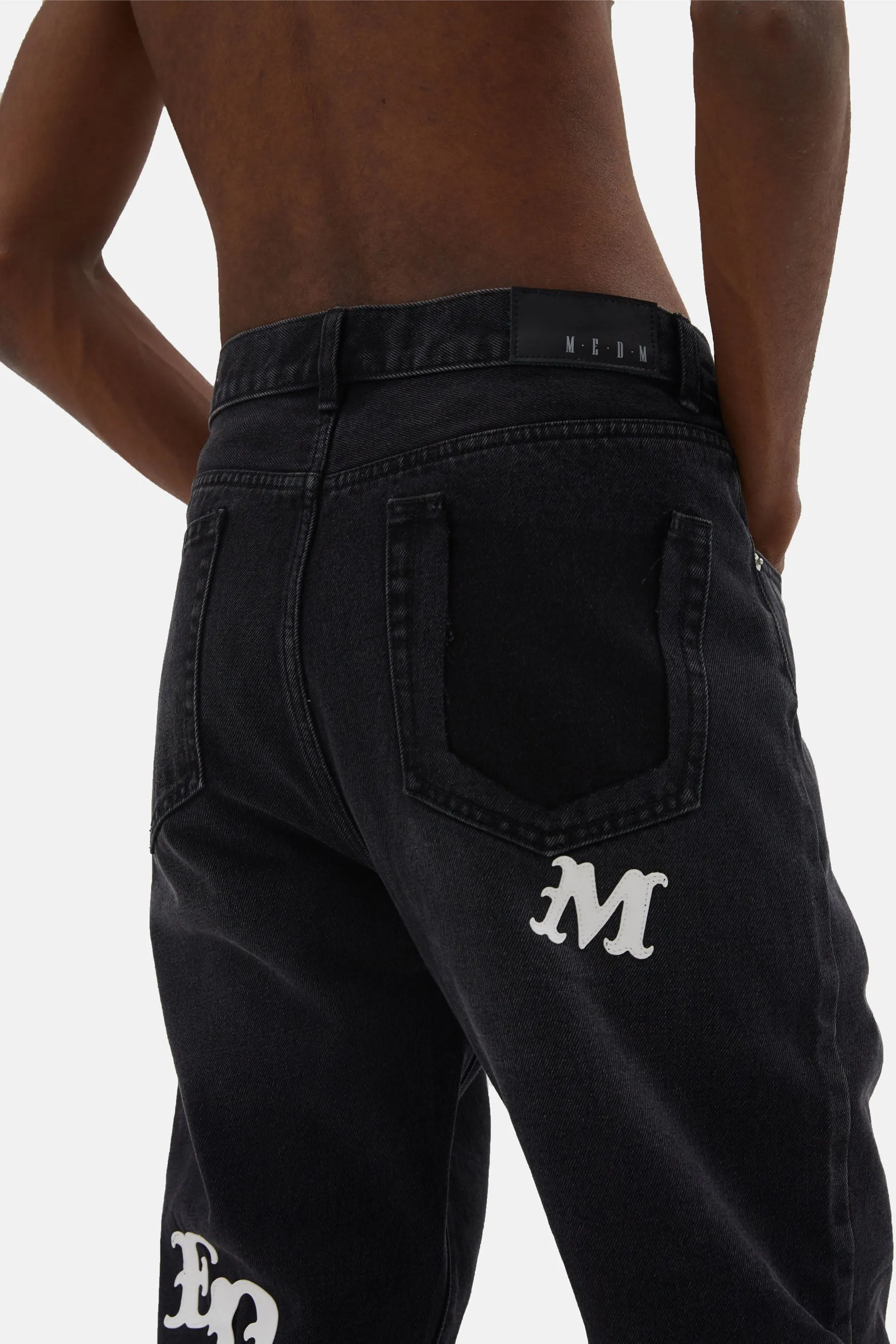 MEDM PATCHES DENIM PANTS
