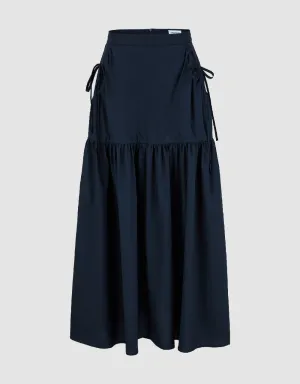 Midi A-Line Skirt