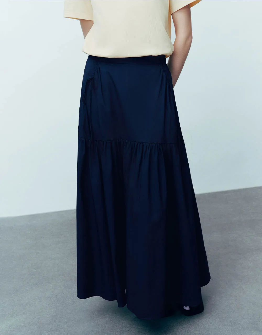 Midi A-Line Skirt