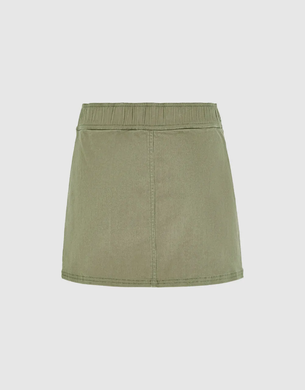 Mini A-Line Skirt With Pockets