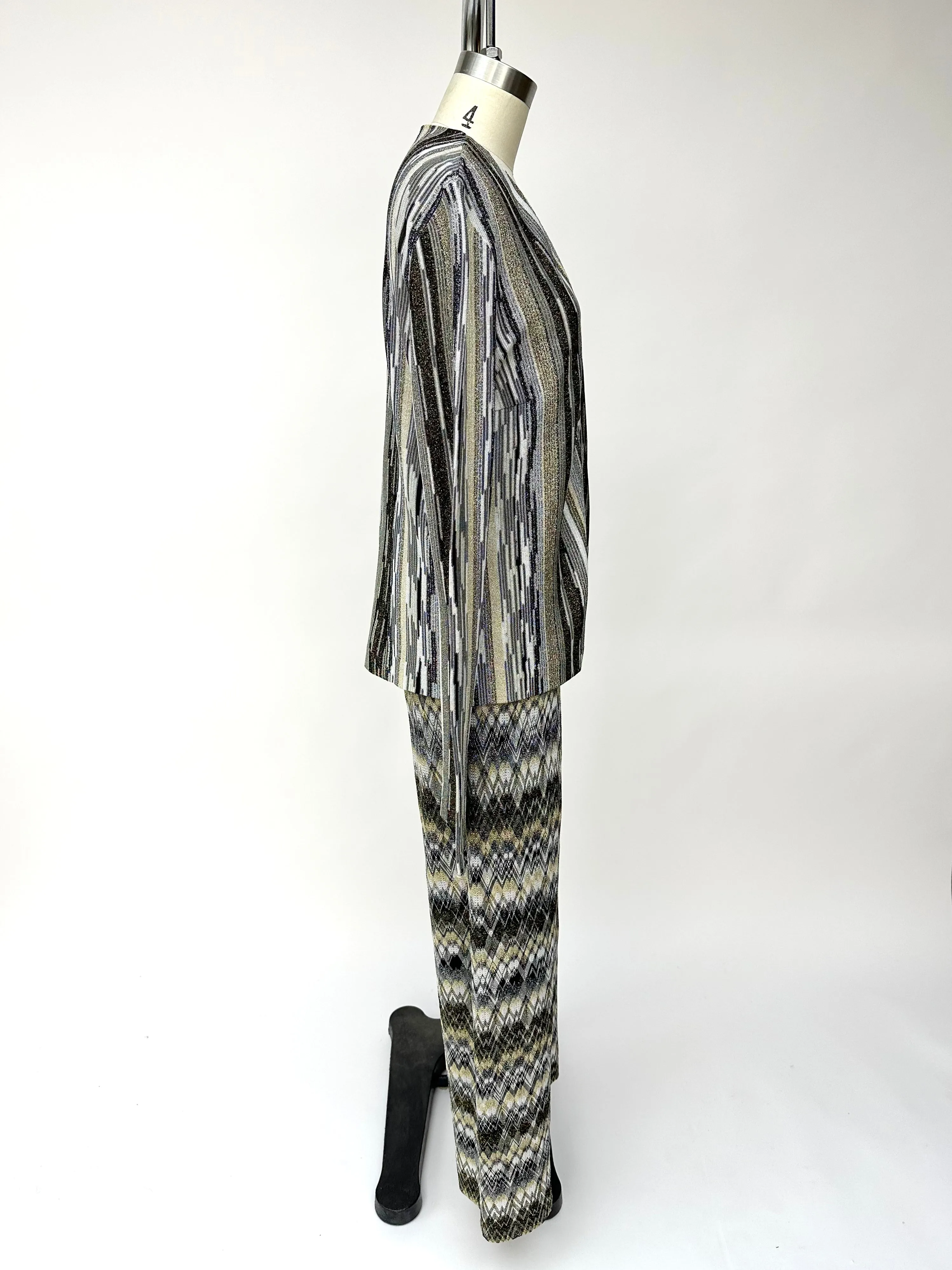 Missoni Metallic Knit Pant Set*