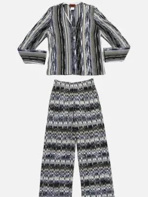 Missoni Metallic Knit Pant Set*
