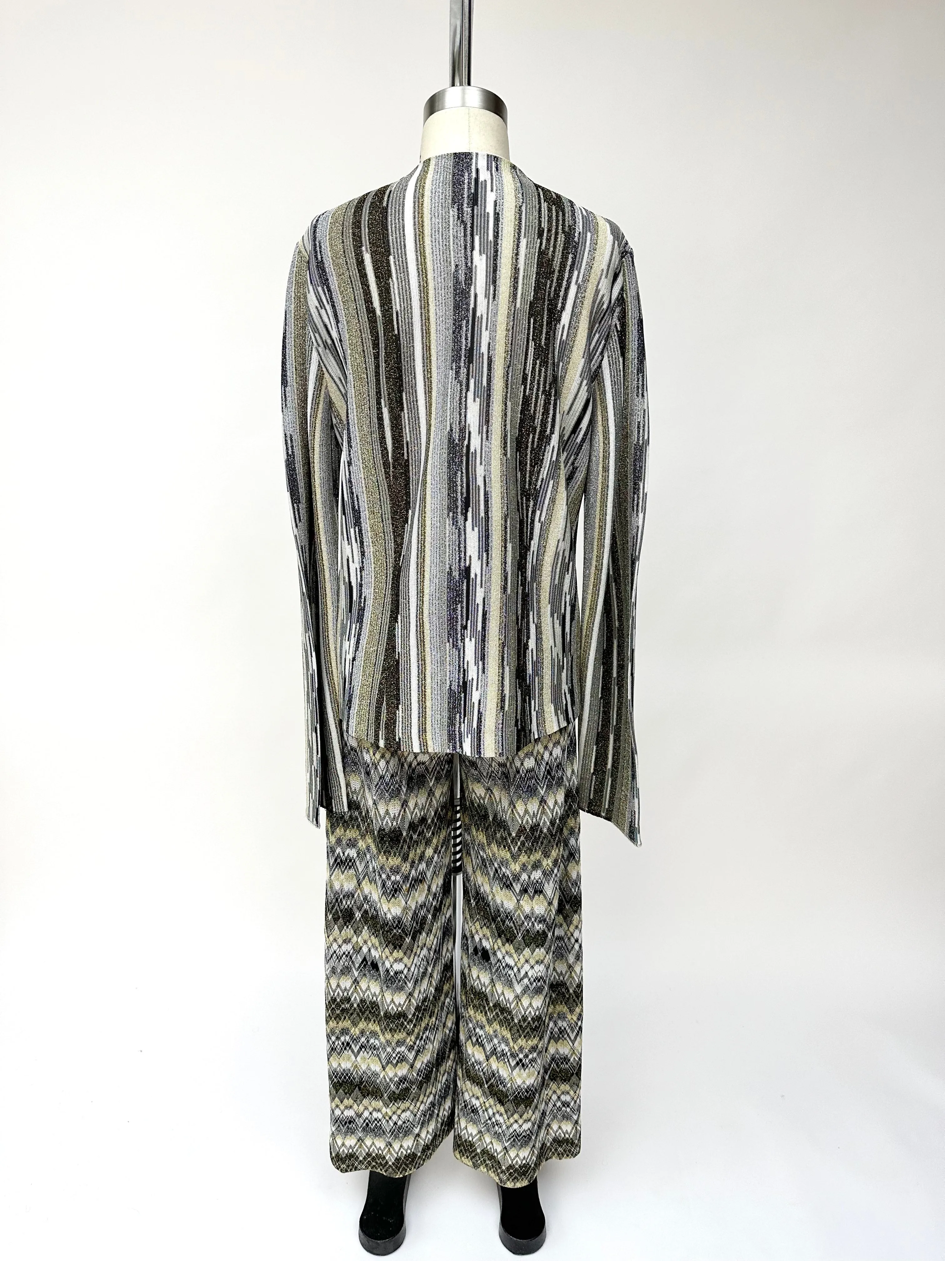 Missoni Metallic Knit Pant Set*
