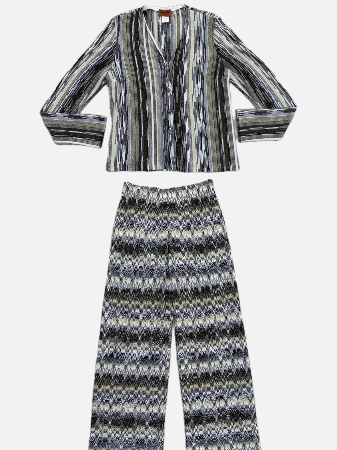 Missoni Metallic Knit Pant Set*