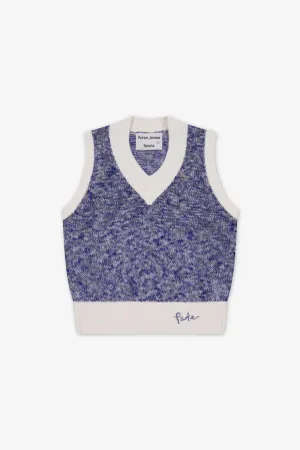 Mélange Vest - Blue