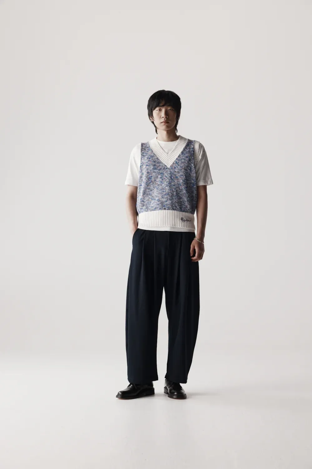 Mélange Vest - Blue