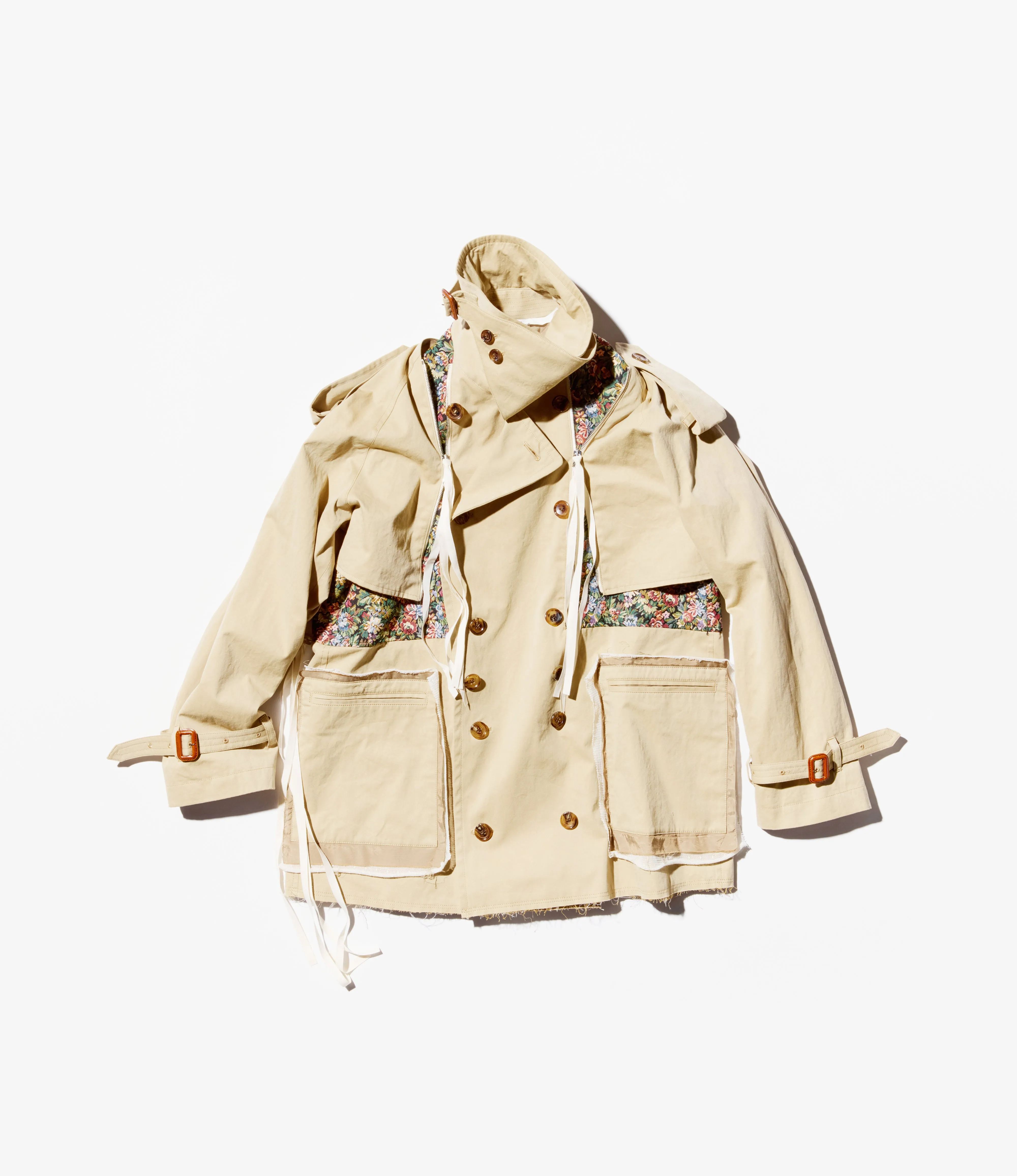 Modular Trenchcoat – Gabardine/Floral