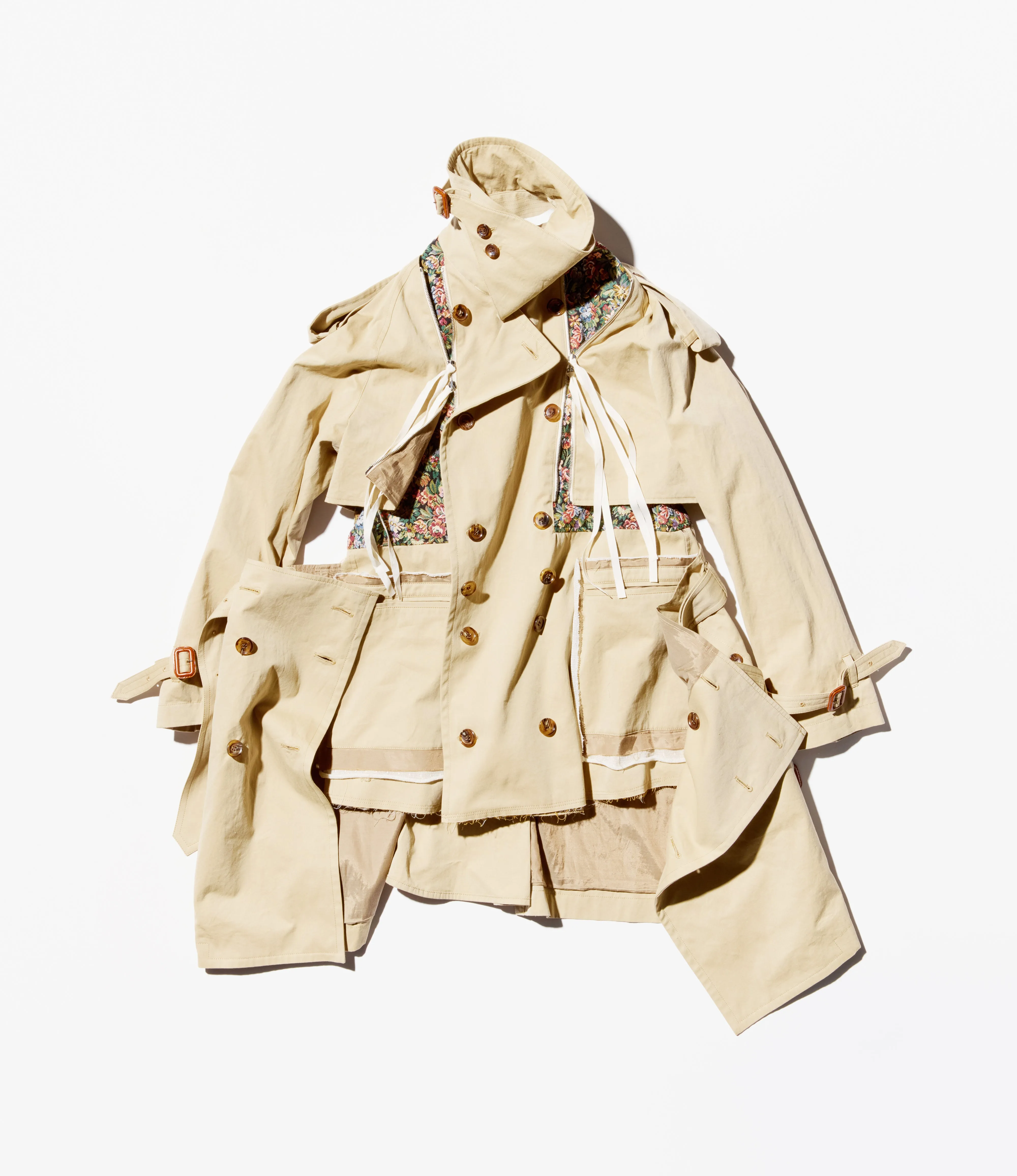 Modular Trenchcoat – Gabardine/Floral