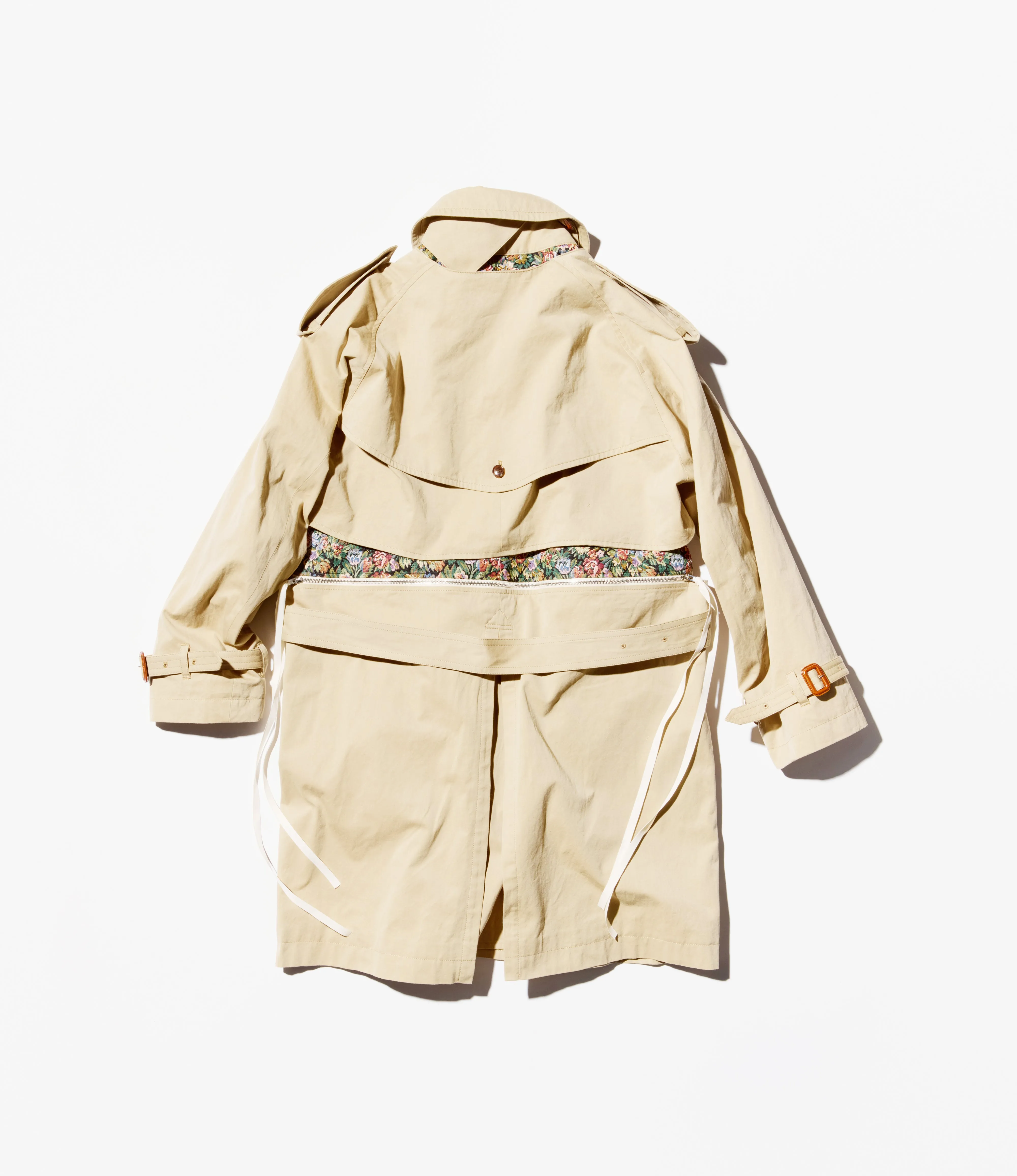 Modular Trenchcoat – Gabardine/Floral