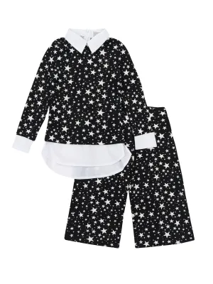 Mommy & Me Sweet Star Dressy Pants Set by Kids Couture
