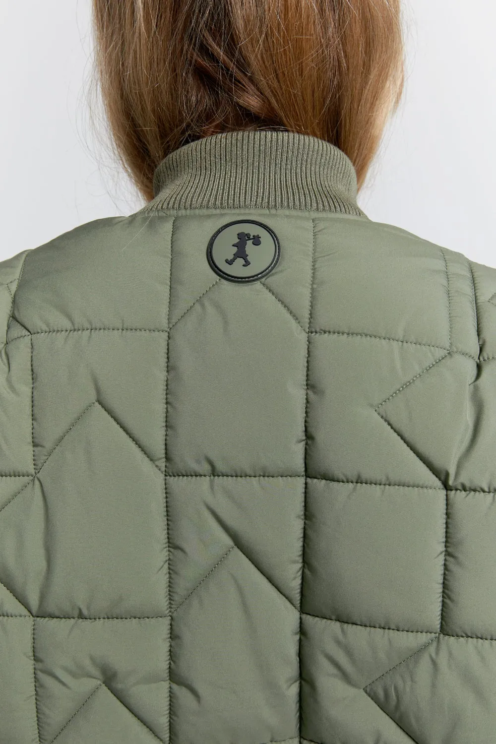 Monogram Bomber Jacket Olive