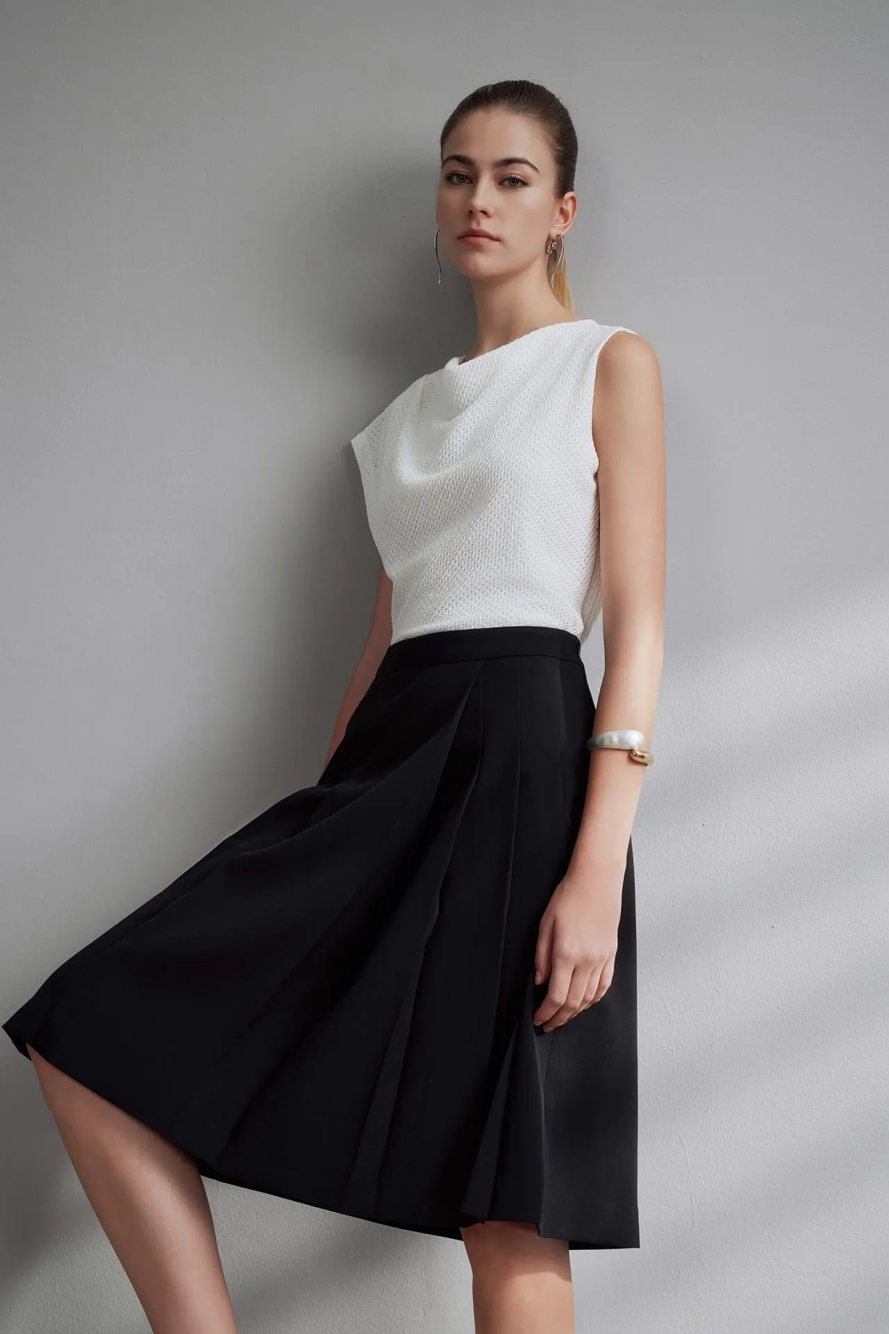 Multi-Way Stretch A-Shaped Skirt