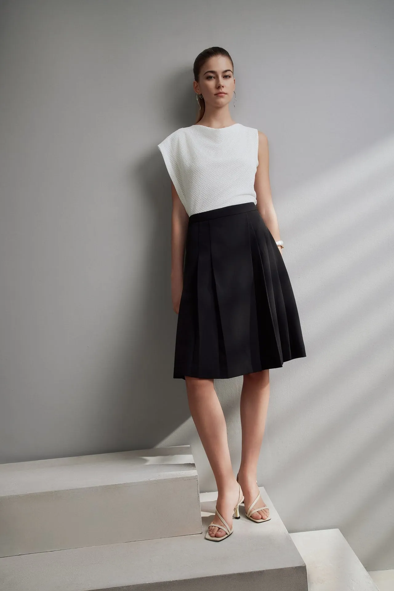 Multi-Way Stretch A-Shaped Skirt