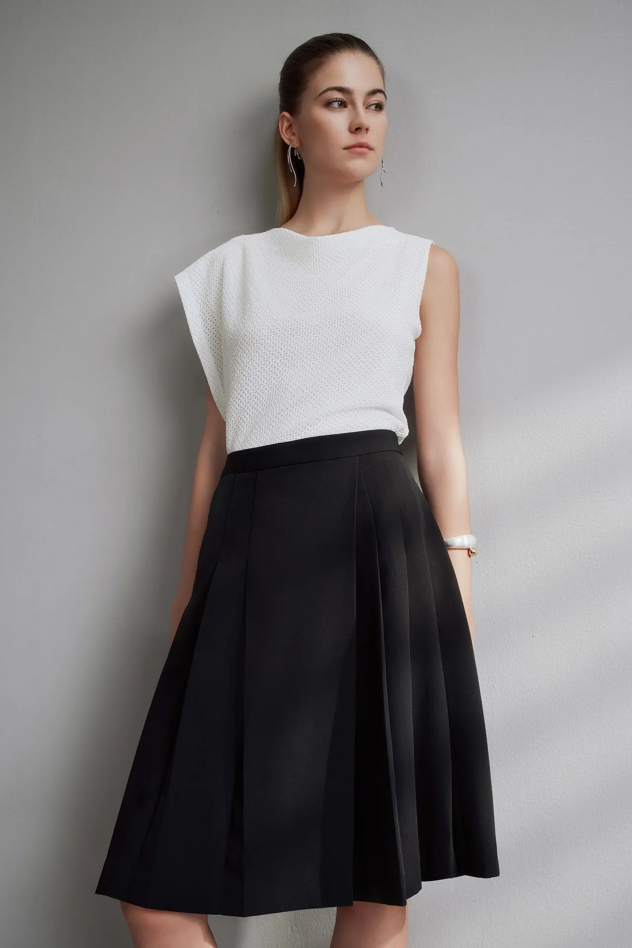 Multi-Way Stretch A-Shaped Skirt