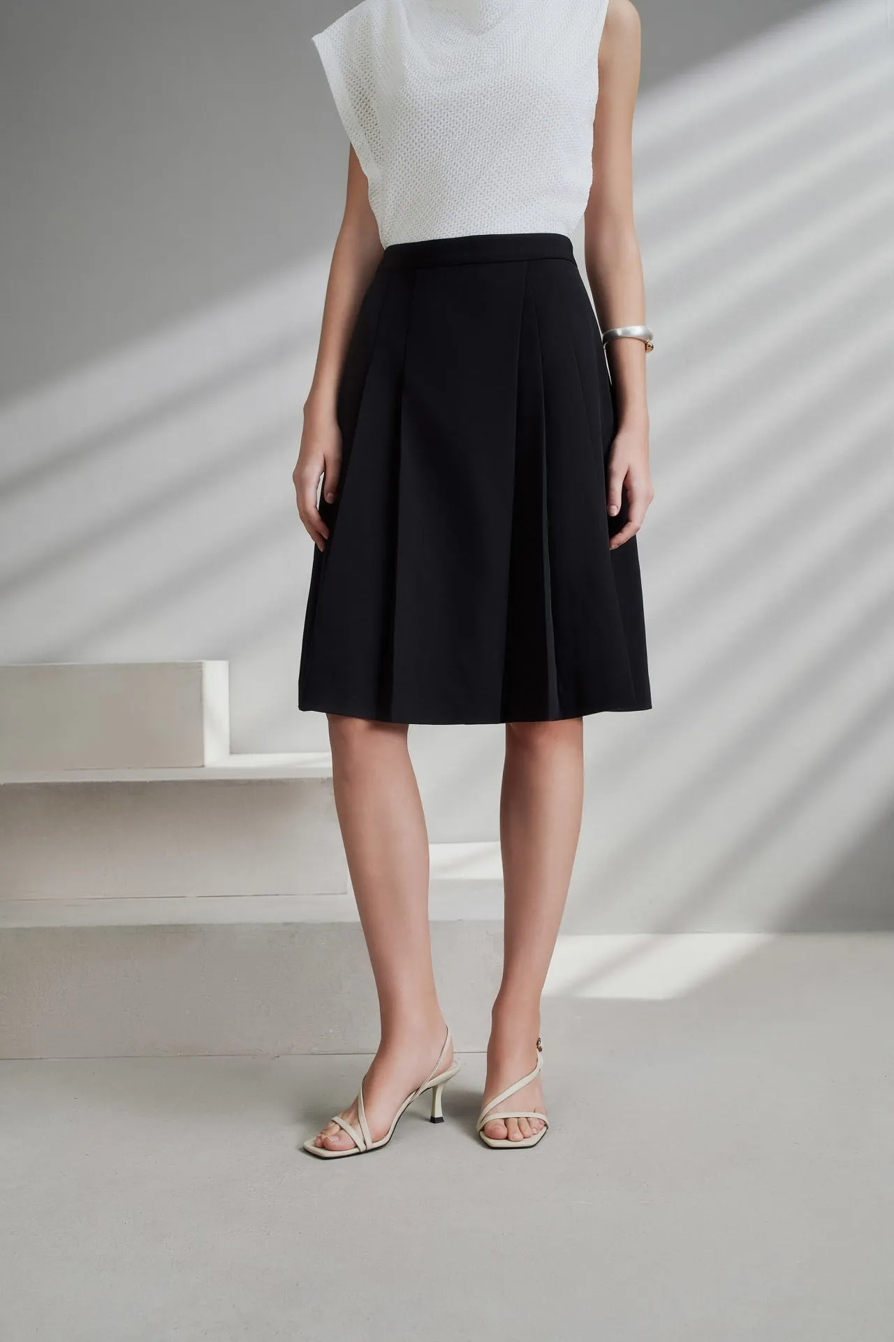 Multi-Way Stretch A-Shaped Skirt