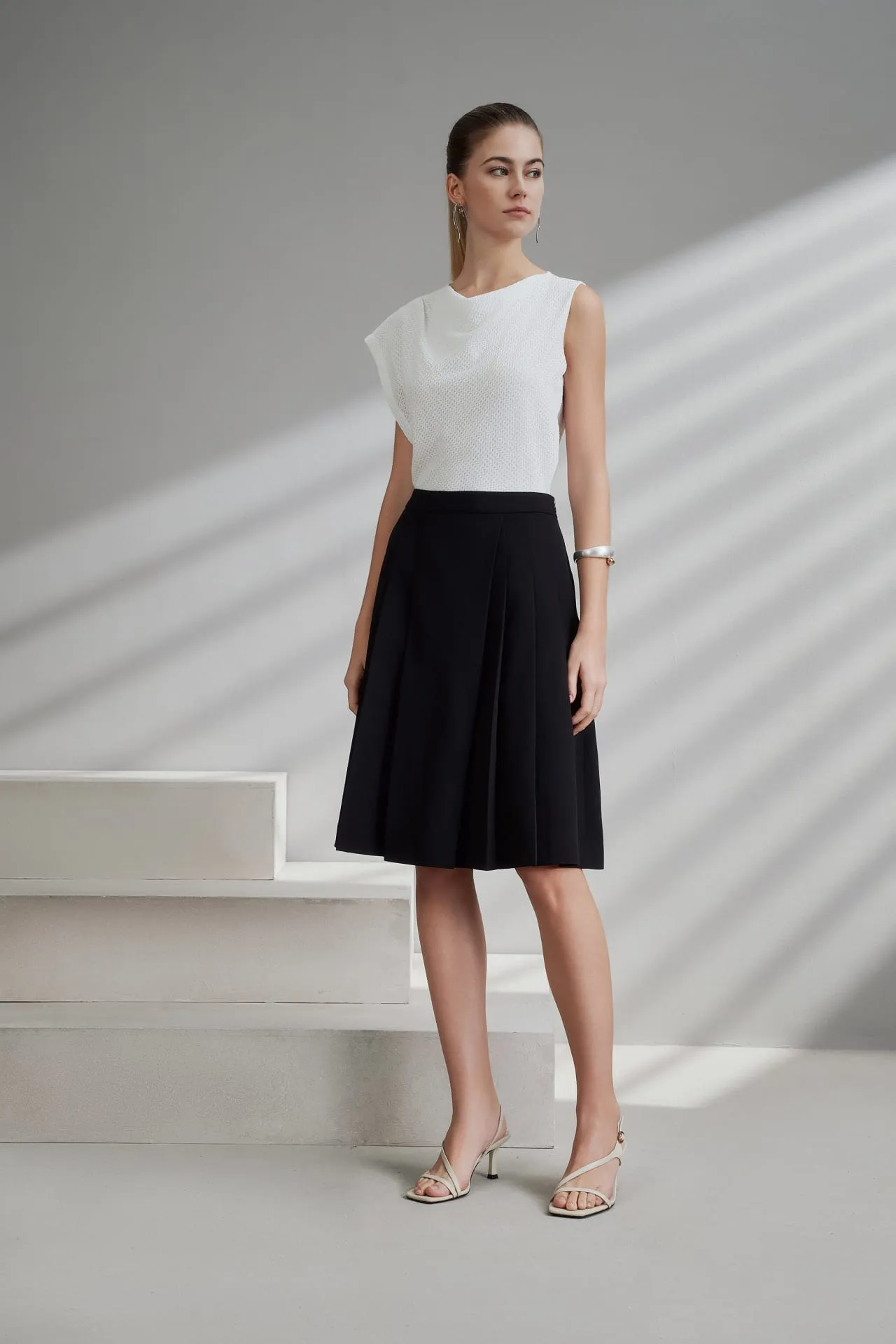 Multi-Way Stretch A-Shaped Skirt